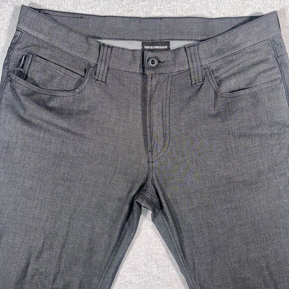 Emporio Armani Vintage Mens Denim‎ Chino Pants Size 36 - Picture 4 of 11